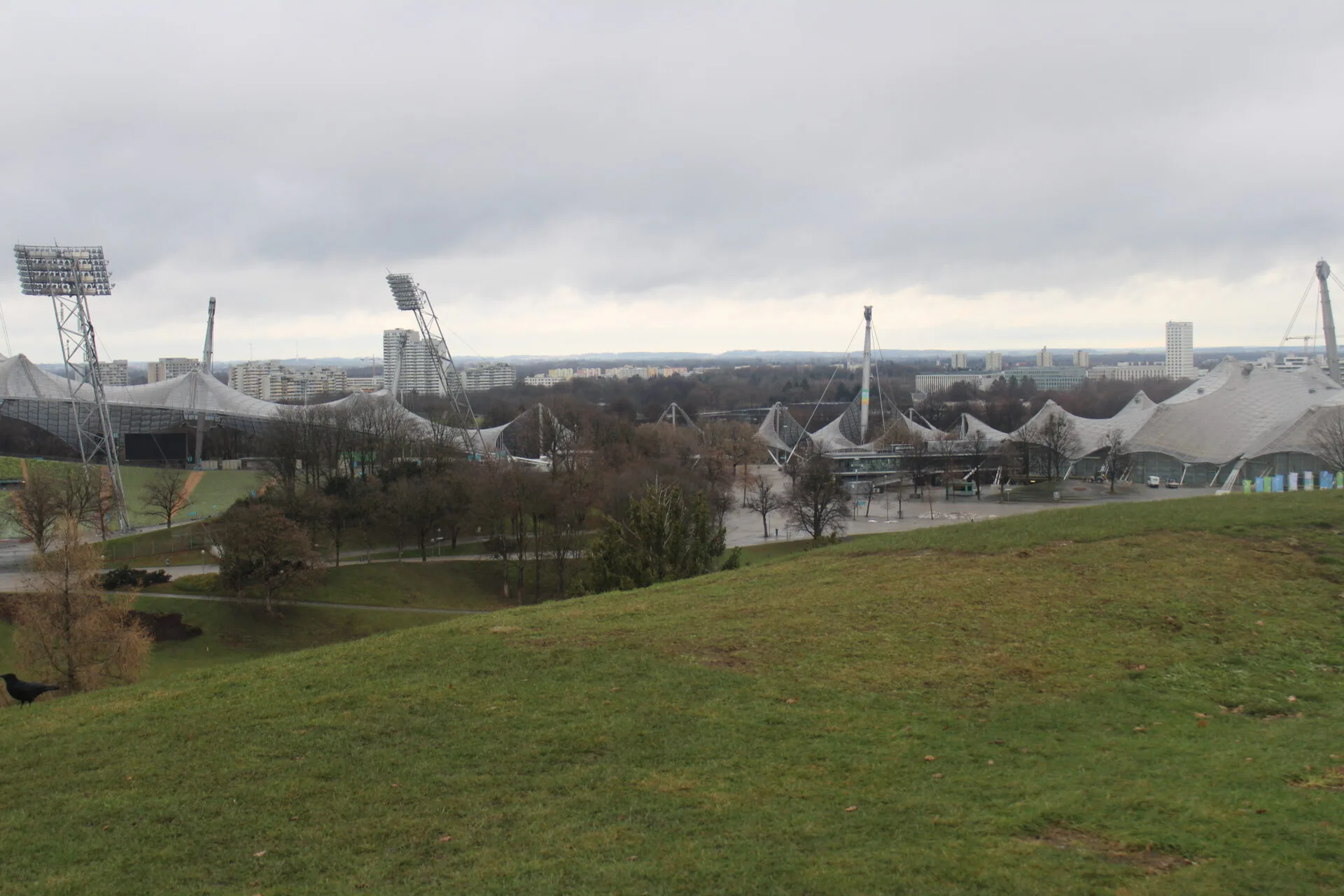 Der Olympiapark von Oben
