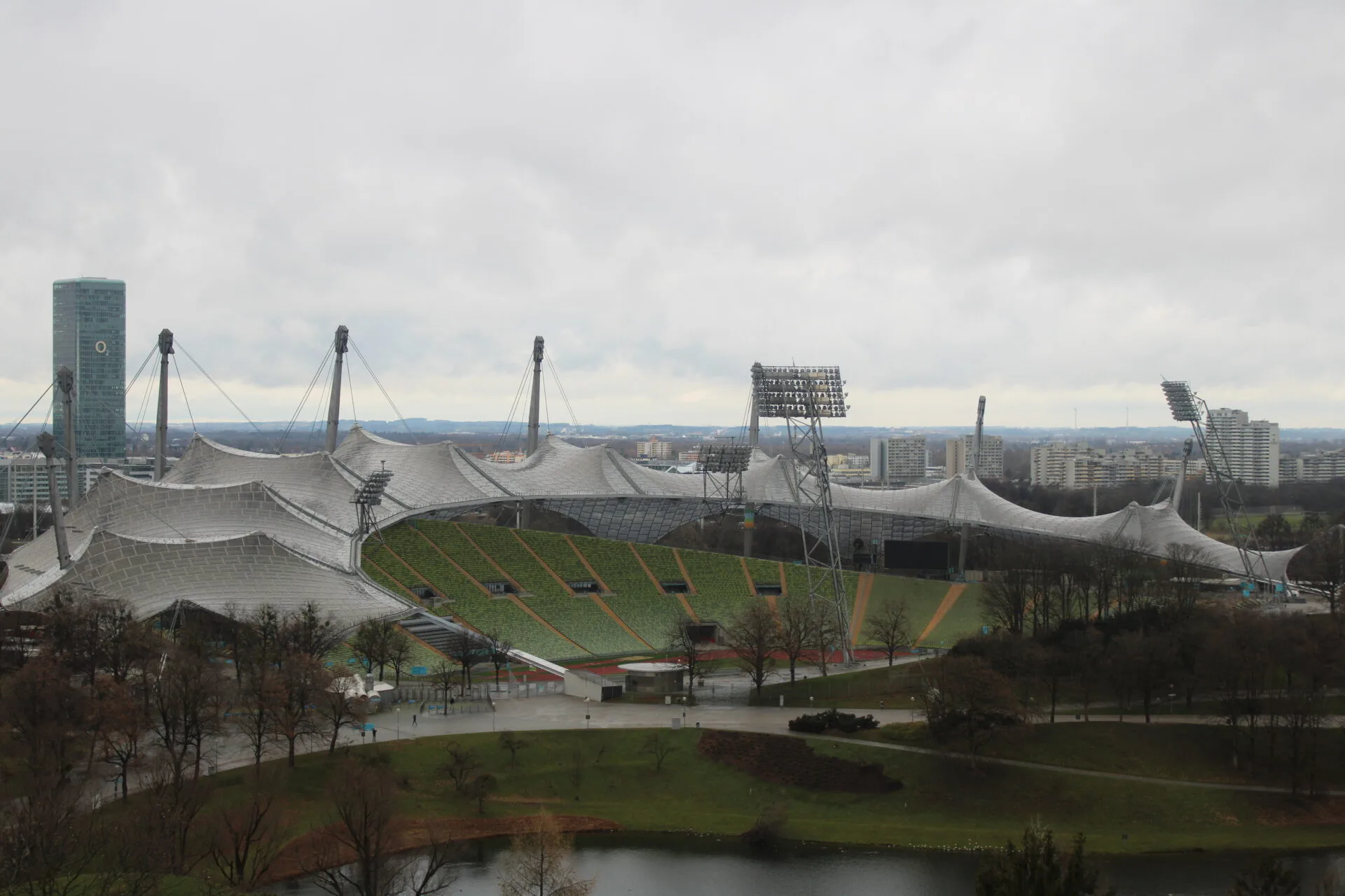 Das Olympiastadion im Olympiapark München